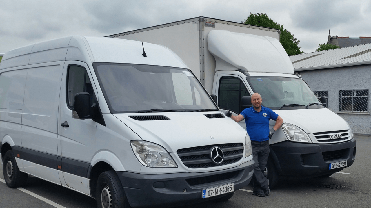 man with van